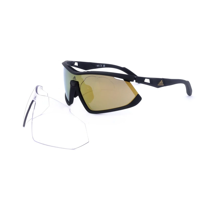 adidas Unisex Sunglasses, matte black, 00/0/135