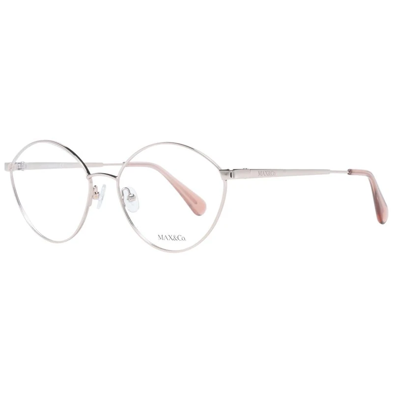 MAX &CO MO5034 Glasses, Shiny Rose Gold, 55/16/140 for Women, Shiny Rose Gold