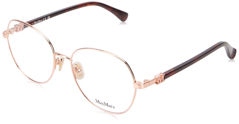 MaxMara Glasses for Women, Pink Gold, 54/17/140