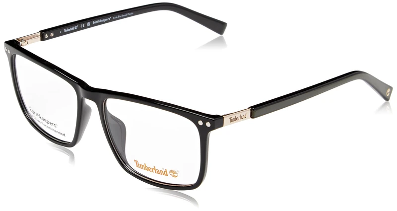 Timberland Men's Eyewear, shiny black, 55/16/145