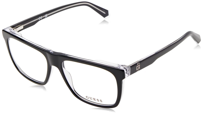 GUESS Men's Eyewear, Black/Other, 56/16/145