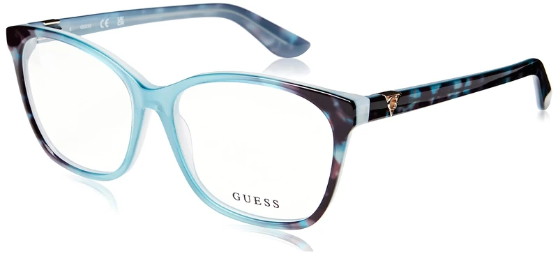 Guess Glasses for Women, Turquoise/Other, 53/15/140
