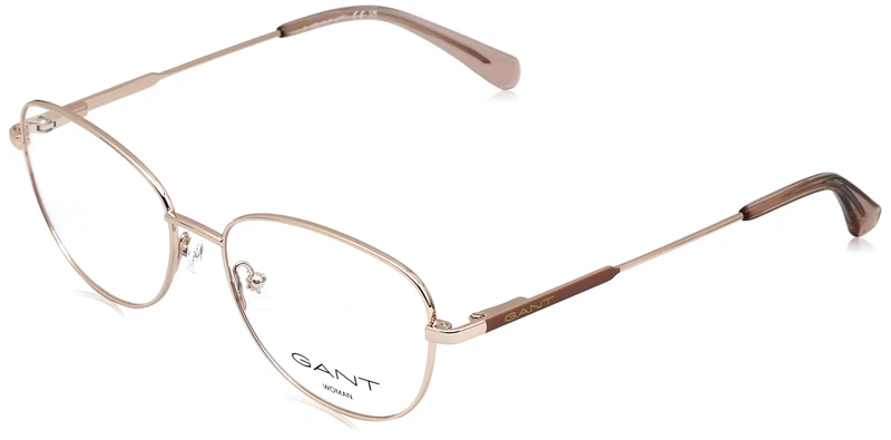 Gant Glasses for Women, Shiny Rose Gold, 54/16/140