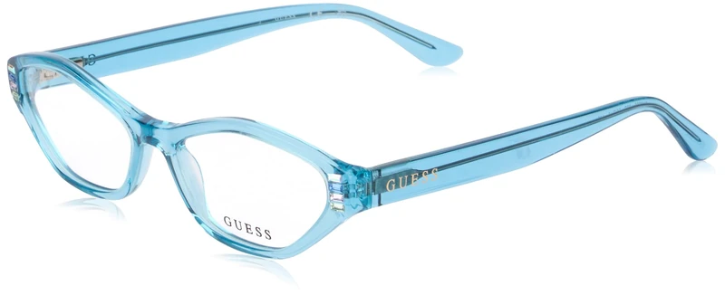 Guess Women's Glasses, Shiny Turquoise, 53/16/145