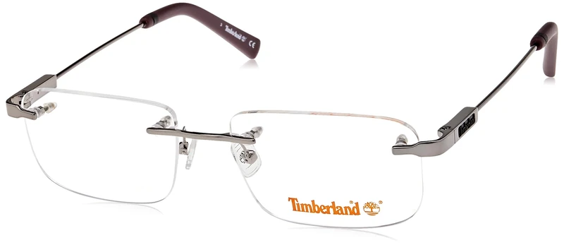 Timberland Men's Glasses, Shiny Gunmetal, 52/17/145 - Image 1