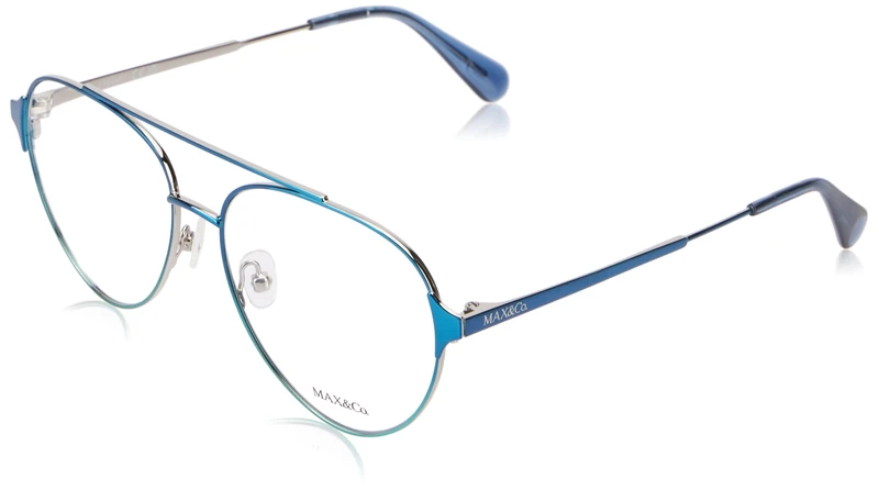 MAX &CO Women's Glasses, Blue/Other, 55/15/145