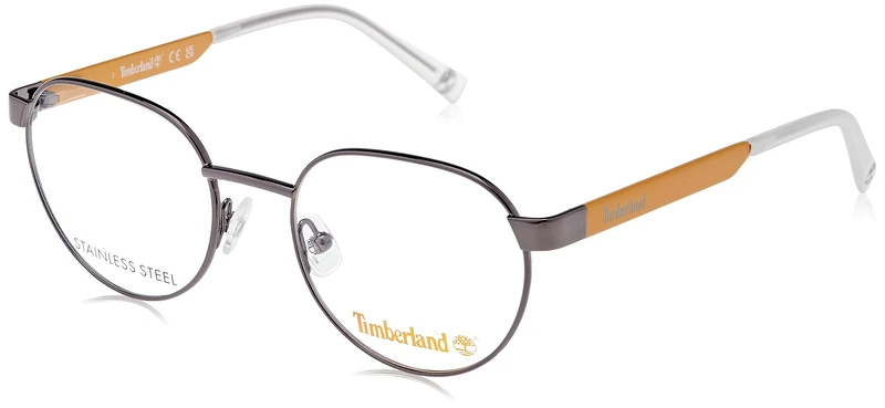 Timberland Men's Eyewear, Shiny Dark Nickeltin, 48/18/140
