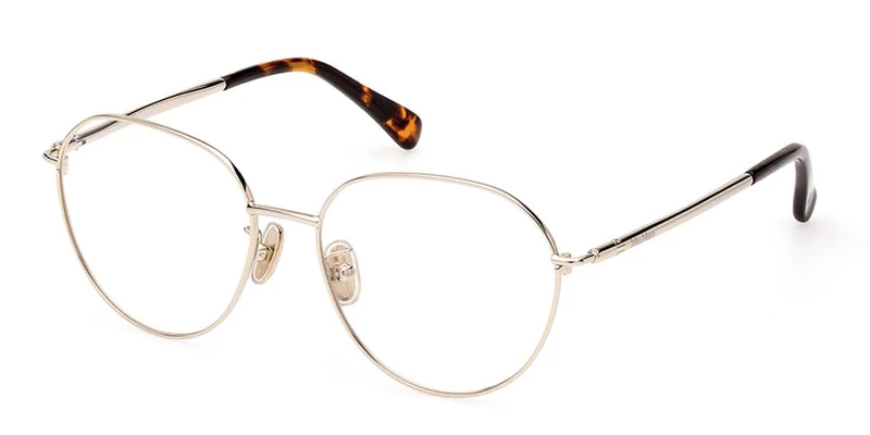 MaxMara Glasses for Women, Pale gold, 54/16/135