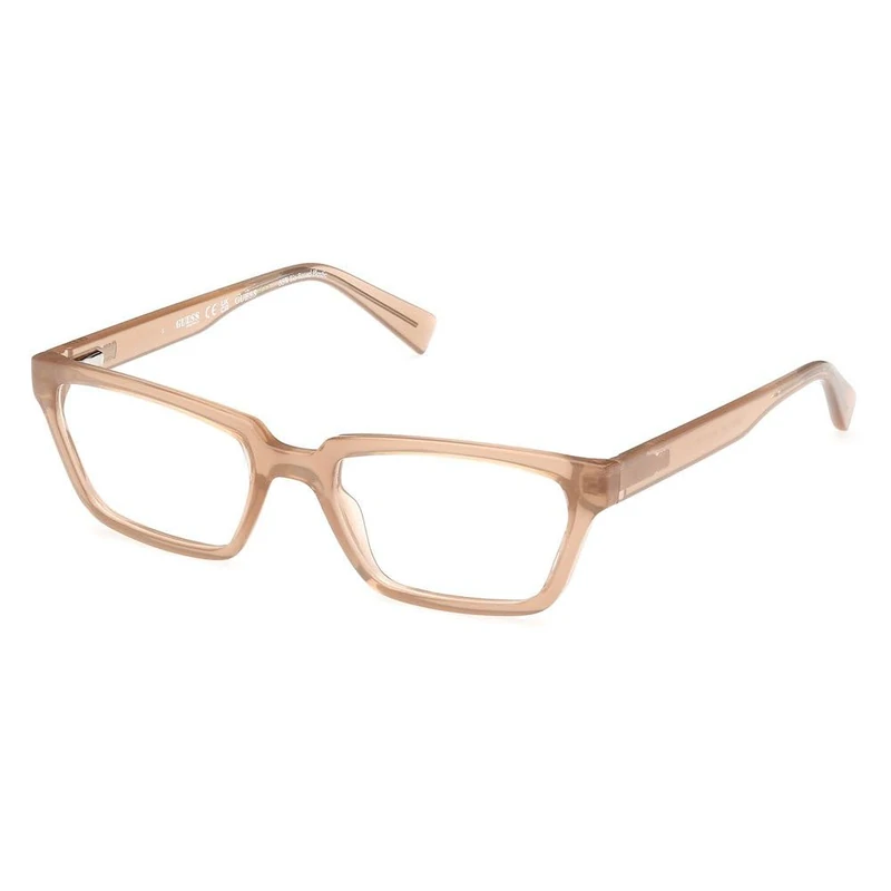 GUESS GU8280 Glasses, Shiny Beige, 54/19/145 Unisex Adults, shiny beige, 54/19/145