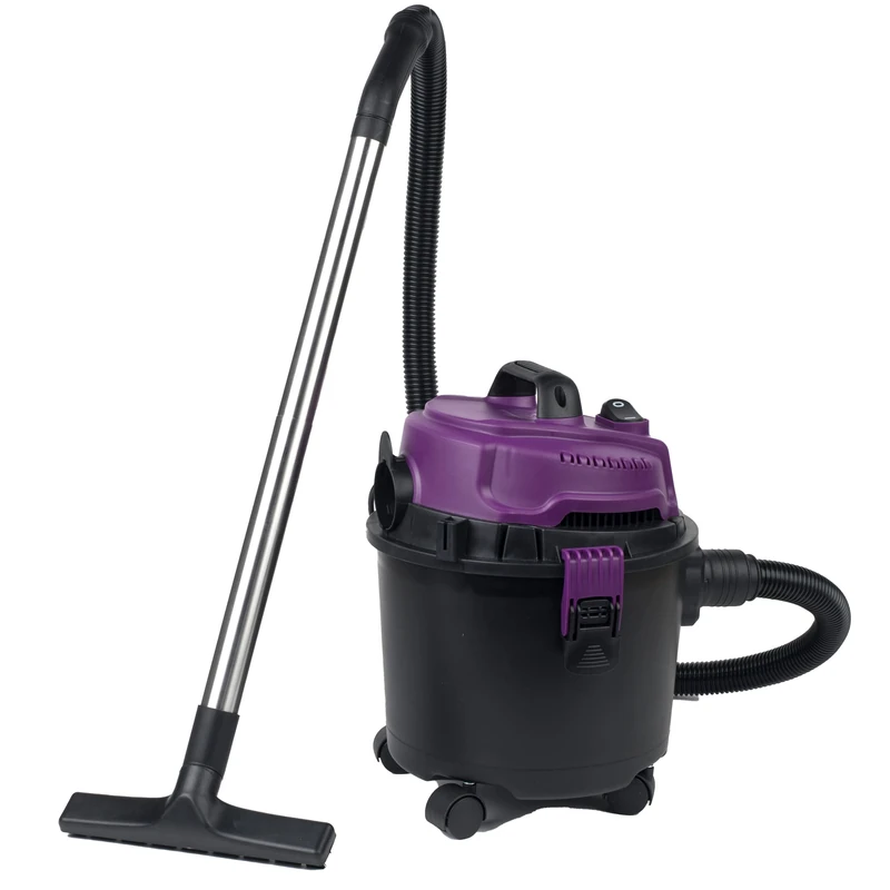 Beldray BEL0778PURWK 3-In-1 Vacuum Cleaner – Wet & Dry Hard Floor Cleaner, 12L Dust Container, Crevice Tool, Washable HEPA filter, 6m Power Cord, Powerful Suction, Metal Extension Tube, 1200 W, Purple