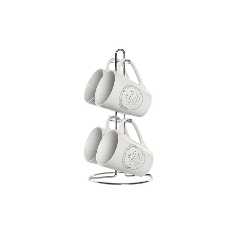 DKD Home Decor Cups with Plates, Standard