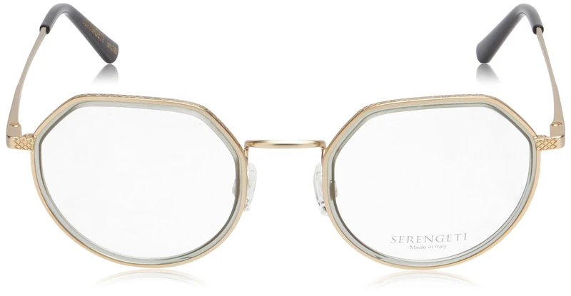 Serengeti Nathanel Optic Glasses, Matte Light Gold Olive Green, M Unisex Adults, Matte Light Gold Olive Green, M