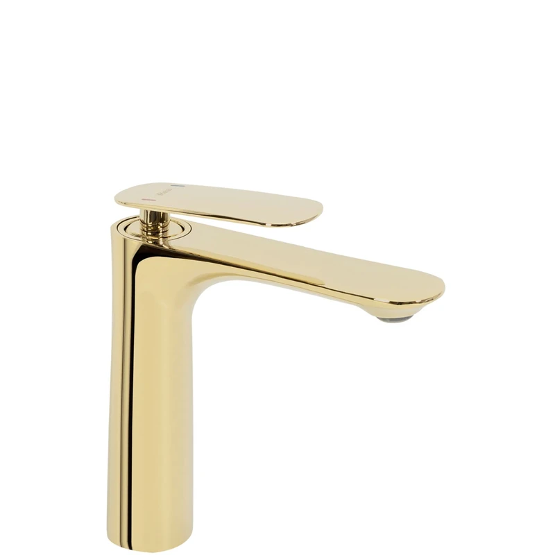 Rea Gold Bathroom Sink tap Berg Low REA-B2041