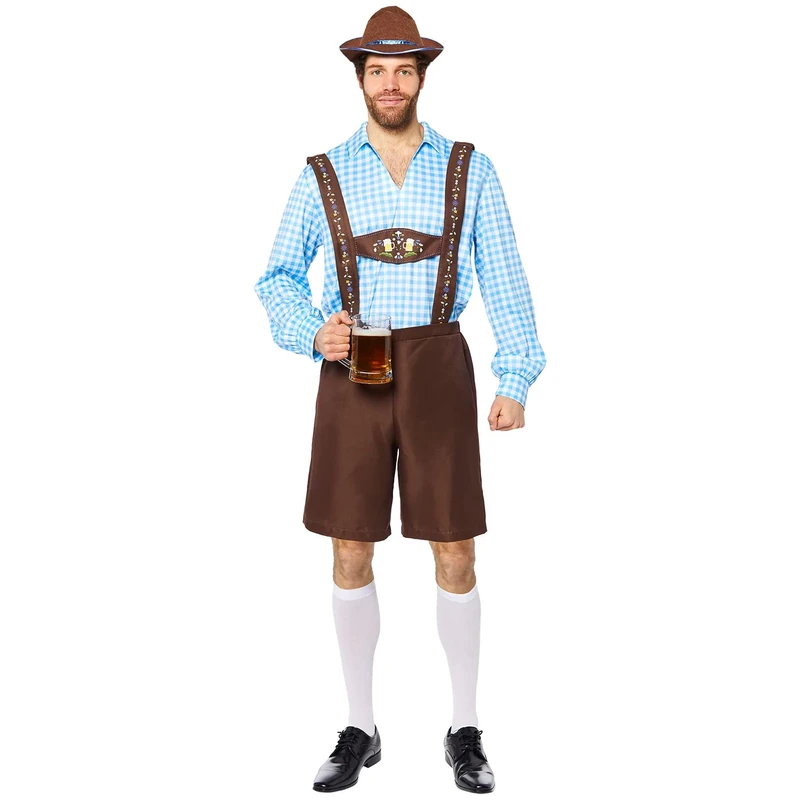 Amscan 9917556 - Adults Oktoberfest Bavarian Man Costume Size: Standard