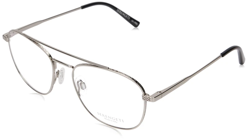 Serengeti Miles Optic Glasses Unisex Adult, Shiny Silver, M