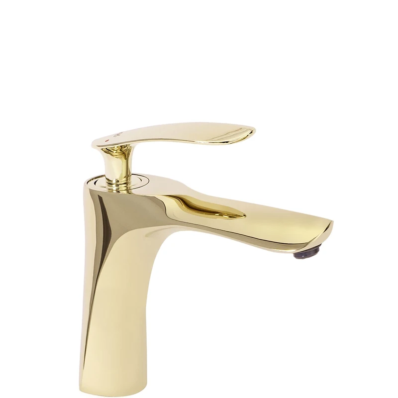 Rea Gold Bathroom Sink tap Orbit Low REA-B2050