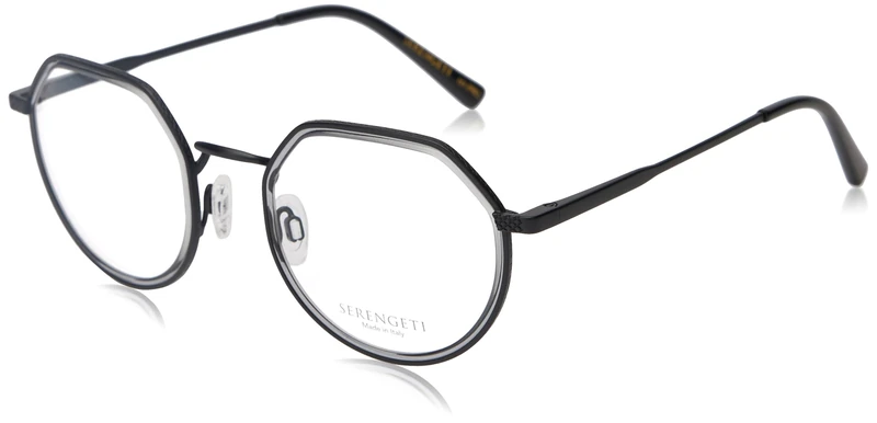 Serengeti Nathanel Optic Glasses, Matte Black Grey, M Unisex Adults, Matte Black Grey, M