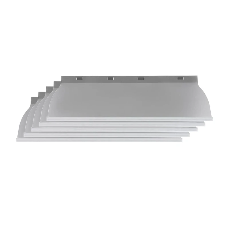 HARDY WORKING TOOLS Blades for Filler, 40 cm, Replacement Blades, Replaceable Blade, Replacement Blade, Surface Spatula Made of Stainless Steel, Spatula for plastering, Pack of 5