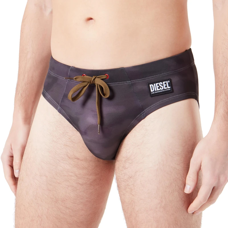 Diesel_BMBR-Alfie SW Brief_Underpants_Gray_M - Image 1
