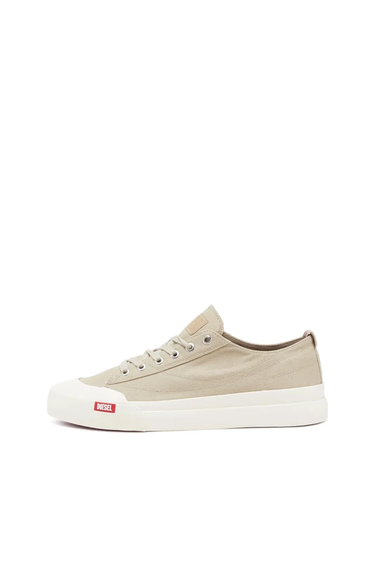 Diesel Men's s-Athos Low Sneaker, Beige Ha102 P2994, 3.5 UK