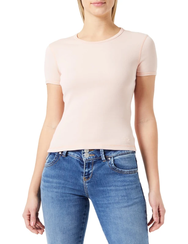 Diesel_T-ELE-Long-N2 MAGLIE_Shirt_Pink_L