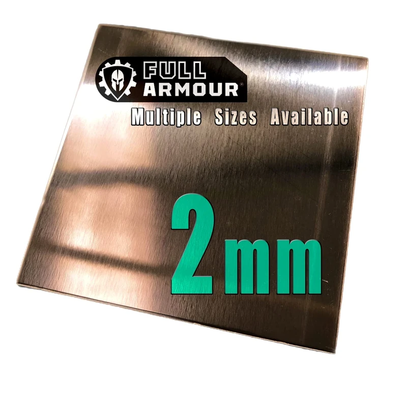 Copper sheet plate offcut 1.5mm - 2mm thickness - multiple sizes (2mm x 200mm x 200mm)