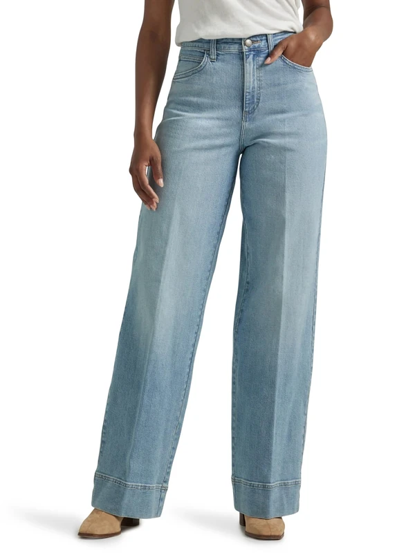 Lee Women's Legendary High Rise Trouser Jean - Morning Veil