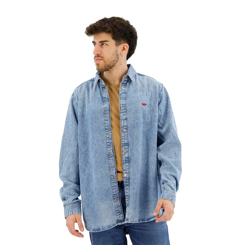 Diesel_D-Simply Camicia_Shirt_Blue_XL