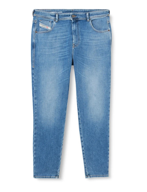 Diesel_1984 SLANDY-HIGH_Pants_Blue_32 Kurz