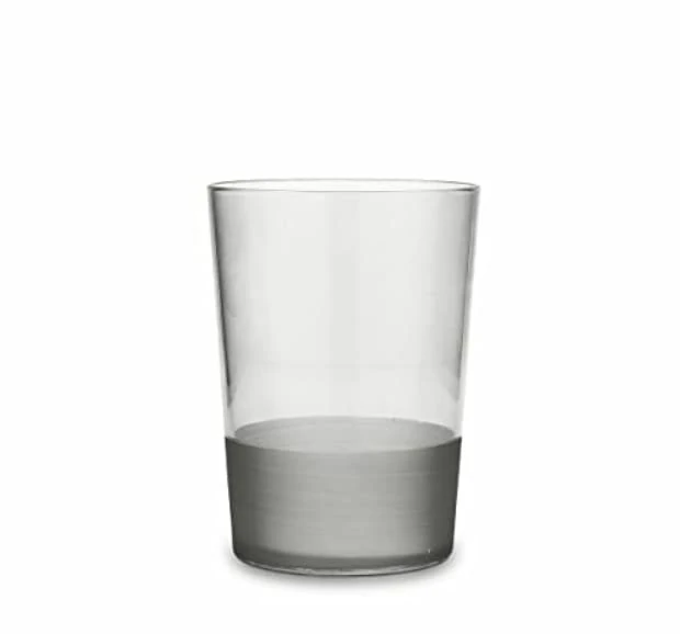 Quid Grey Glass Brush Cup 510 ml (Pack of 6)