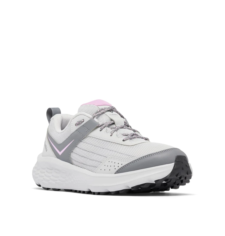 Columbia Women's Vertisol Trail Hiking Shoe, Grey Ice/Cosmos, 4 UK