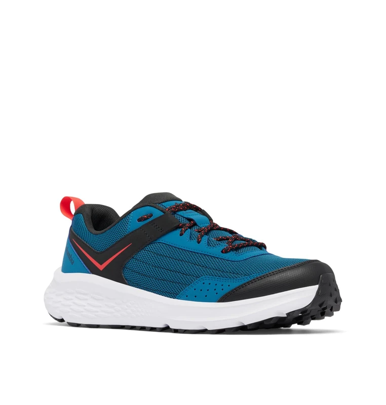 Columbia Men's Vertisol Trail Trailrunning Shoes, Blue (Phoenix Blue x Poppy Red), 7.5 UK