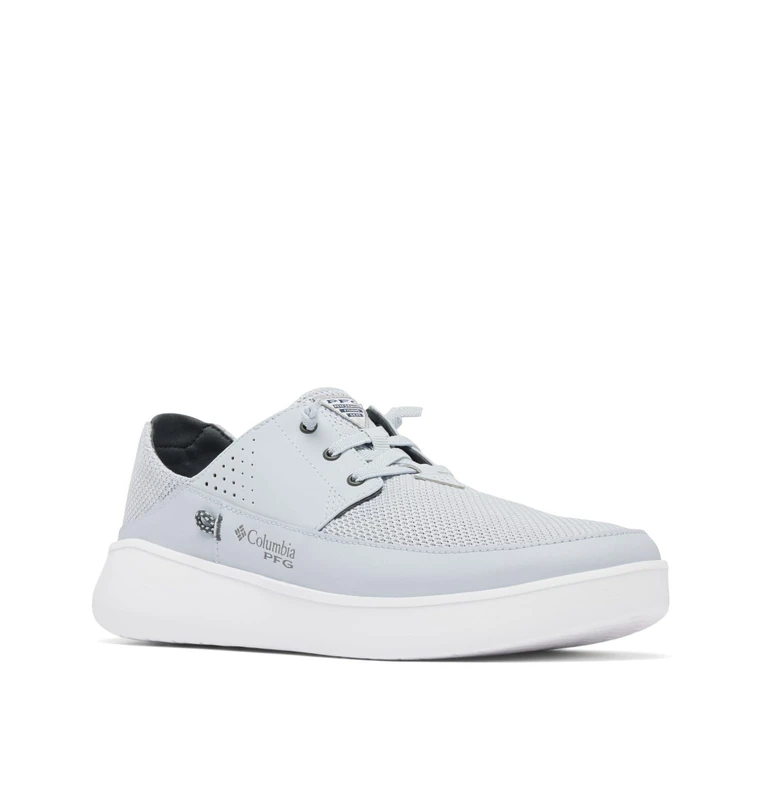 Columbia Men's Boatside Breathe Relaxed PFG Boat Shoe, Cirrus Grey/Grill, 6 UK
