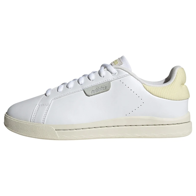 adidas Women's Court Silk Shoes, Cloud White/Cloud White/Almost Yellow, 8 UK