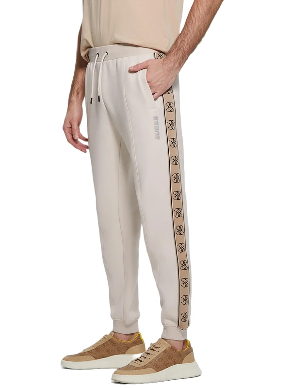 Guess Athleisure Man's Regular Pants Mickey Cuff Pant L