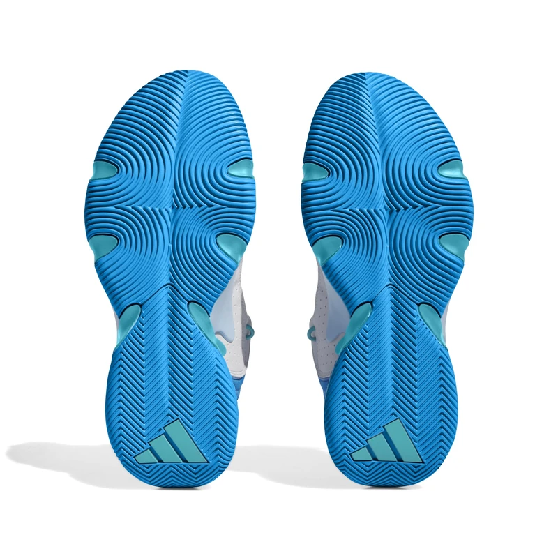 adidas Unisex Trae Unlimited Shoes, Dash Grey/Metal Grey/Bright Blue, 11 UK