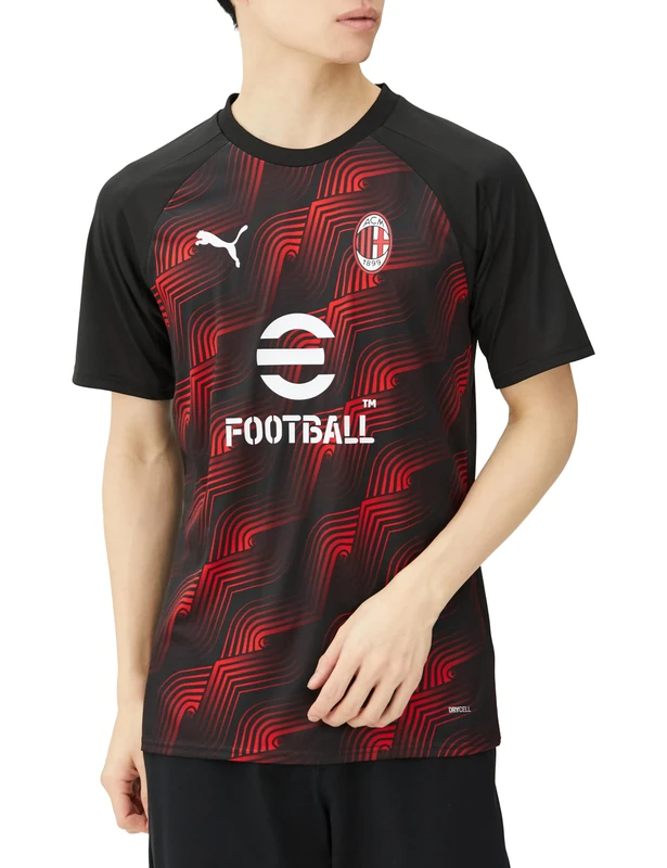 AC Milan Puma Ac Milan 23/24 Prematch Short Sleeve T-shirt L