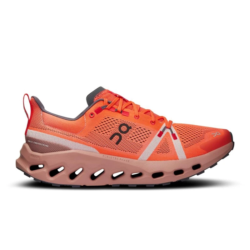 On Running 3ME10112150 Cloudsurfer Trail Men Flame Dustrose UK 3.5