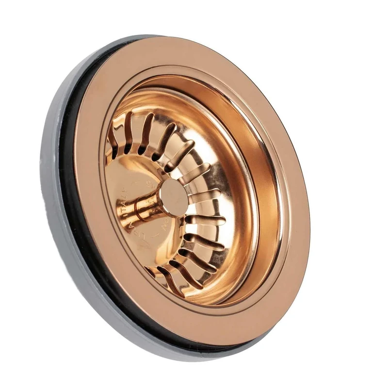 LIRA SPA 1745.480.BB basketball drain fitting, Shiny Bronze