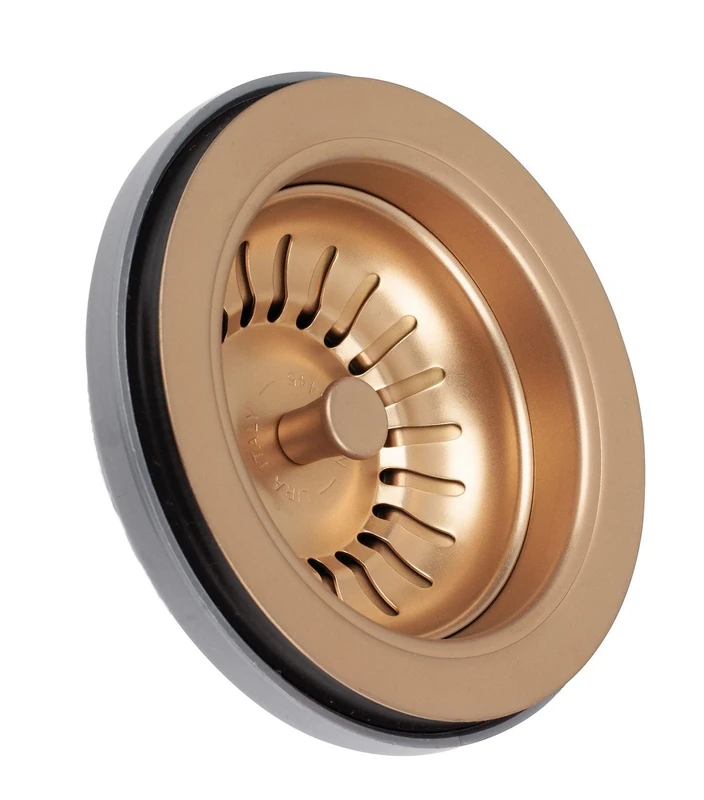 LIRA SPA 1945.440.BP Basketball Drain Fitting, Mother-of-Pearl Bronze