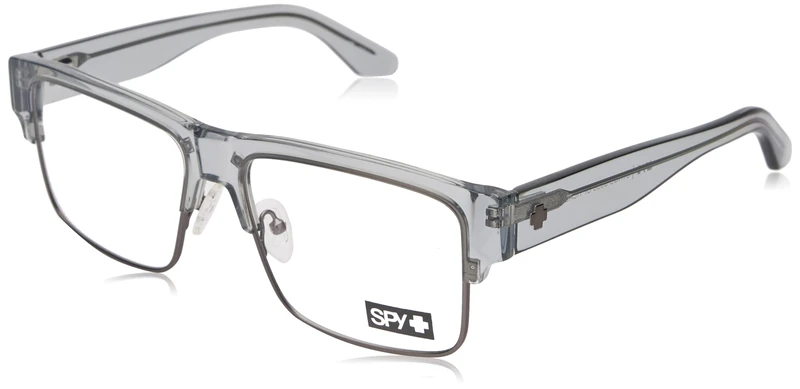 Spy Unisex Adult Glasses, Crystal Smoke Matte Dark Gunmetal, 60