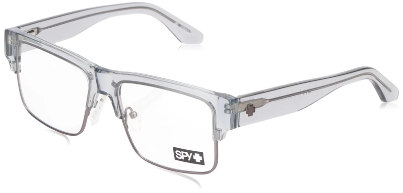 Spy Unisex Adult Glasses, Crystal Smoke Matte Dark Gunmetal, 58