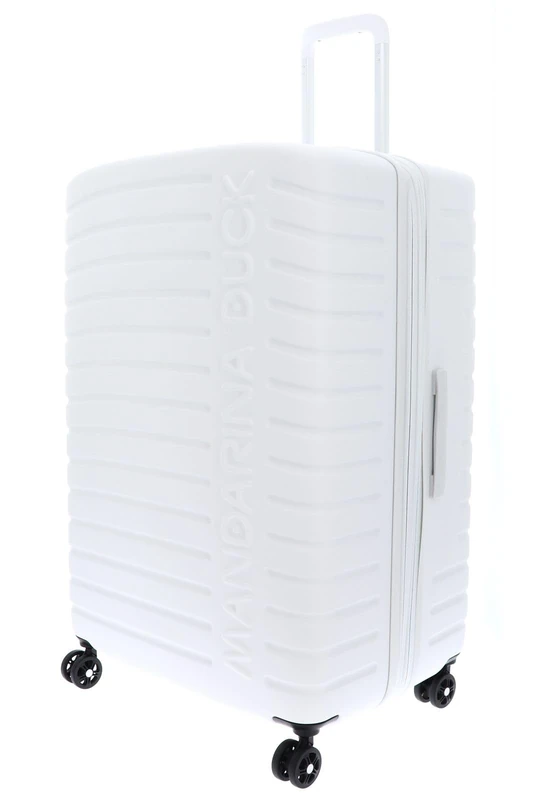 Mandarina Duck Flyduck 4-Wheel Trolley 75 cm, White, One Size, Flyduck