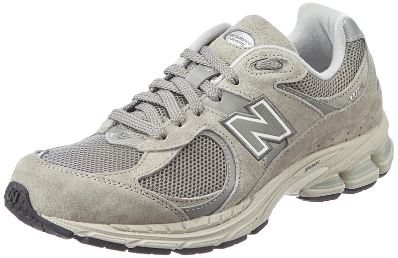 New Balance Men's 2002R Shoes, Steel/Lead/Orca/Silver Mink, 6.5/M