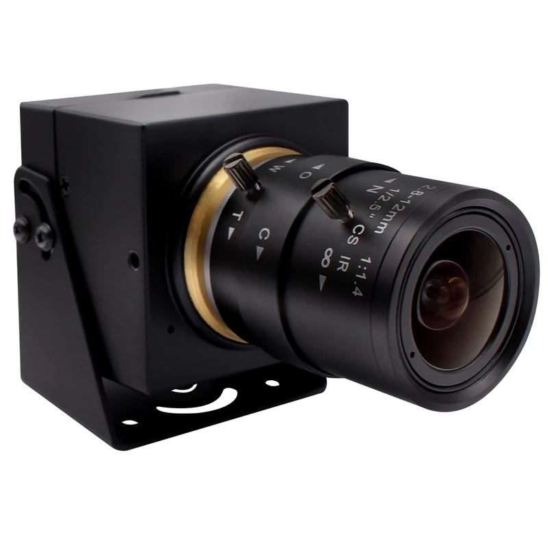 Svpro Industrial USB Camera 1080P with 2.8-12mm Zoom Lens, Full HD Webcam Varifocal Lens,2MP Optical Zoom Manual Focus Webcam 100fps/60fps/30fps for Windoes,Mac,Linux,Android