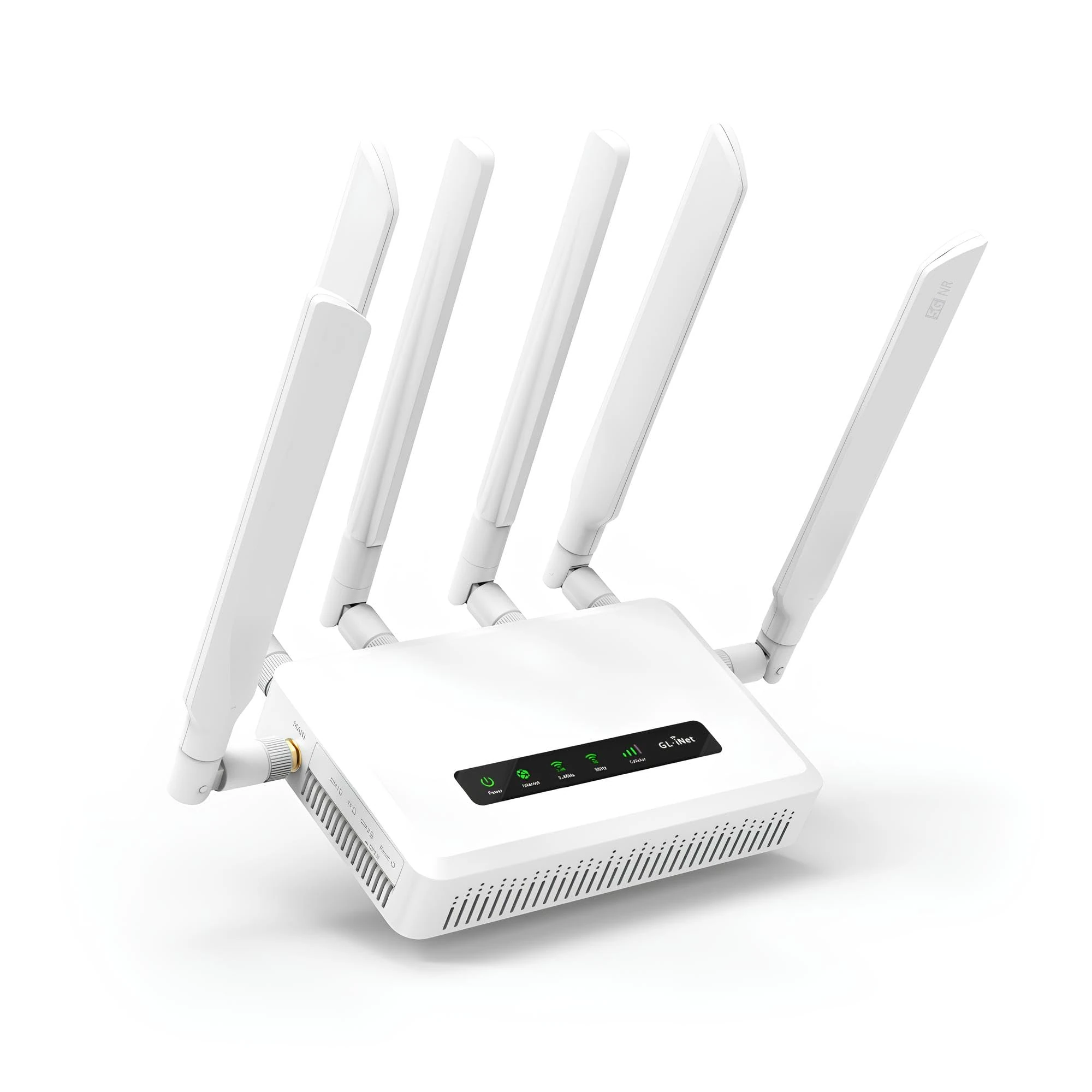 GL.iNet GL-X3000 (Spitz AX) 5G Router with Sim Slot for Modem, Cellular Gateway VPN Router, Wi-Fi 6 Wireless SIm Card Routers, Multi-WAN, Detachable Antennas, Access Point, Dual-SIM, Secure Internet