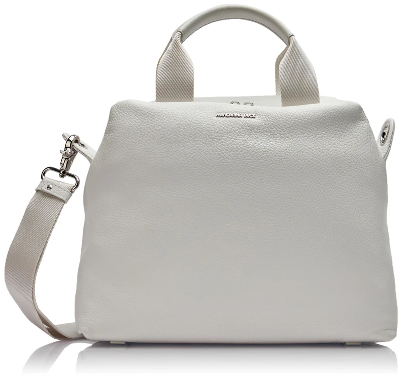 Mandarina Duck Mellow Leather P10FZT20, Women's Bag, Nimbus Cloud, Taglia Unica