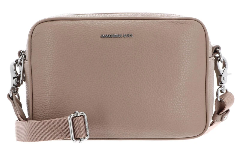 Mandarina Duck Mellow Leather, Camera Bag Woman, Warm Taupe, Taglia Unica