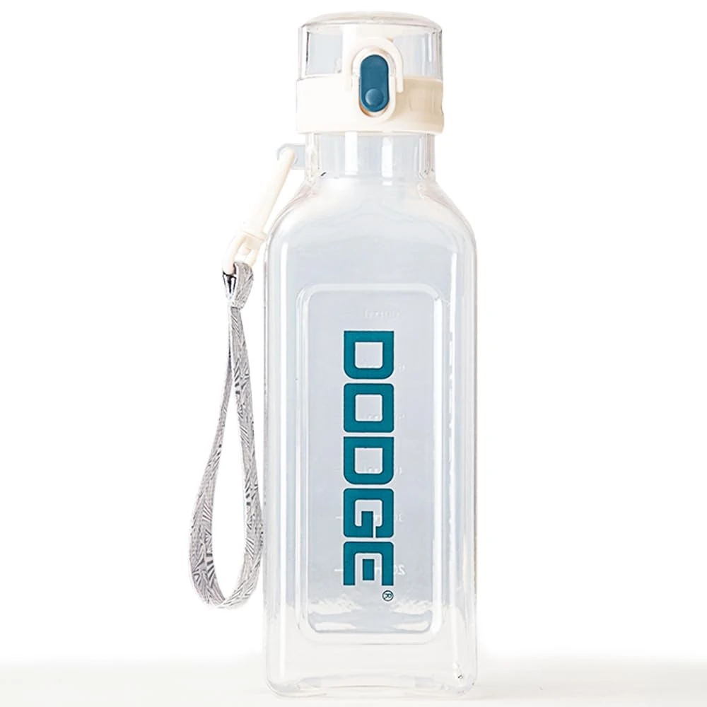 Sports Water Bottle 700ml, Leakproof and BPA Free Drinks Bottle, Gym Water Bottle, Waterbottle for Travel Picnic Camping Hiking (Transparent)