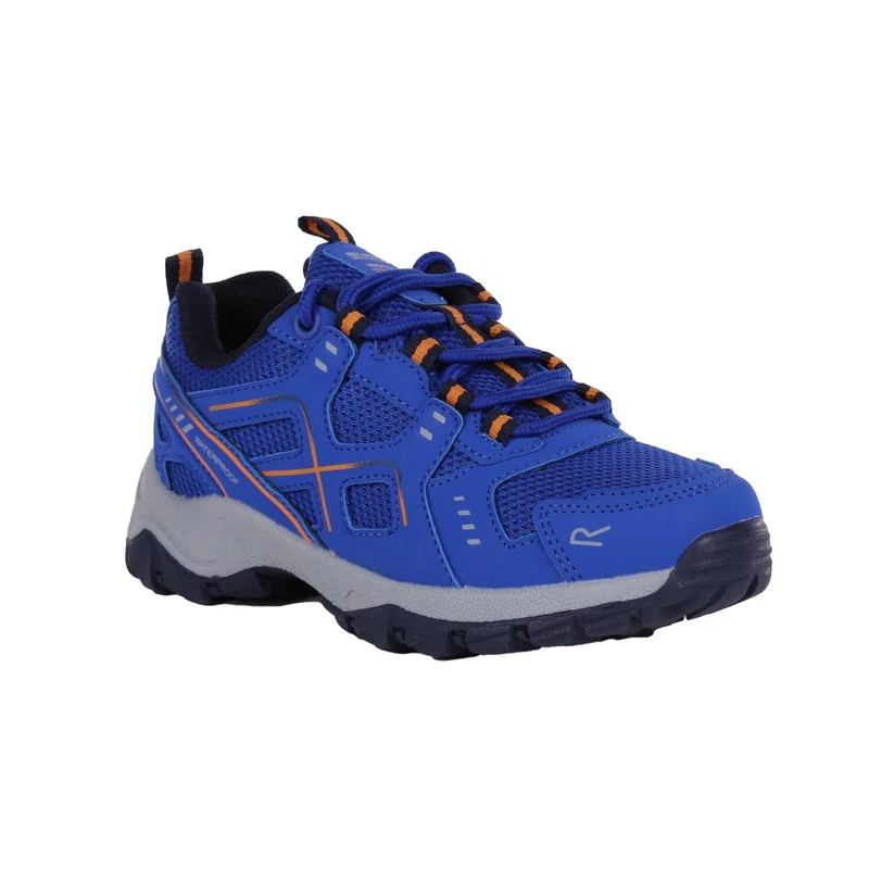 Regatta Kids Vendeavour Jnr Strong Blue/Orange Pepper EU33/UK1